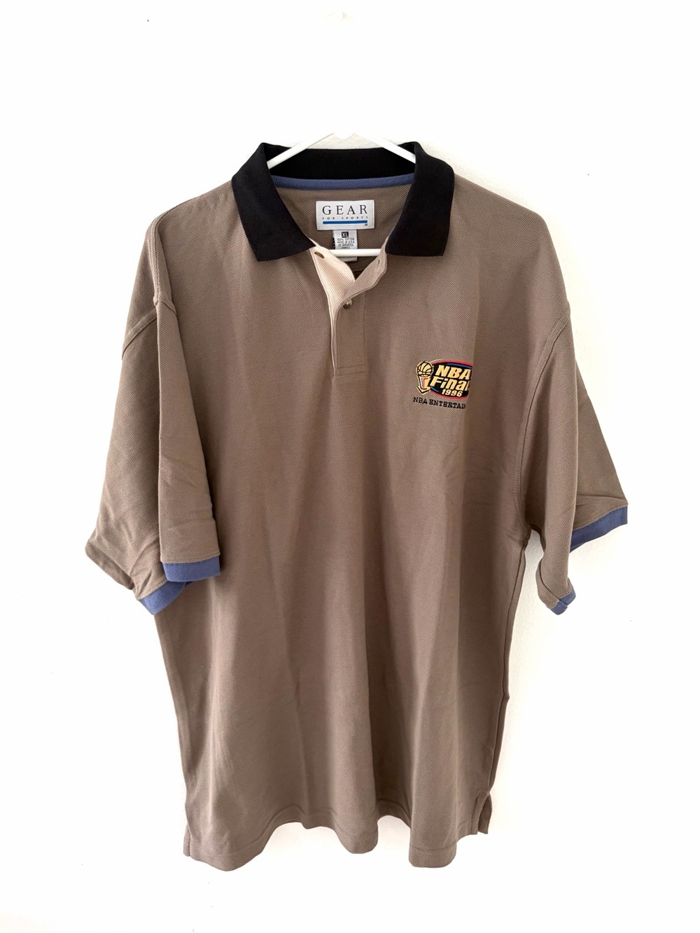 Vintage NWT Gear For Sports 1996 NBA Finals Polo, Size: XL